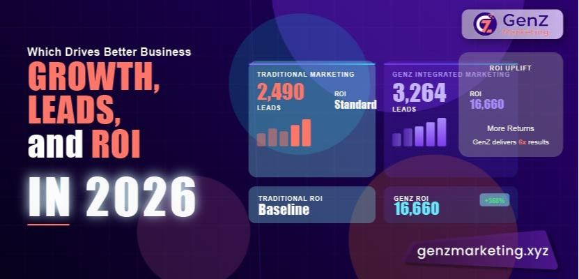 which drives better business growth leads and roi